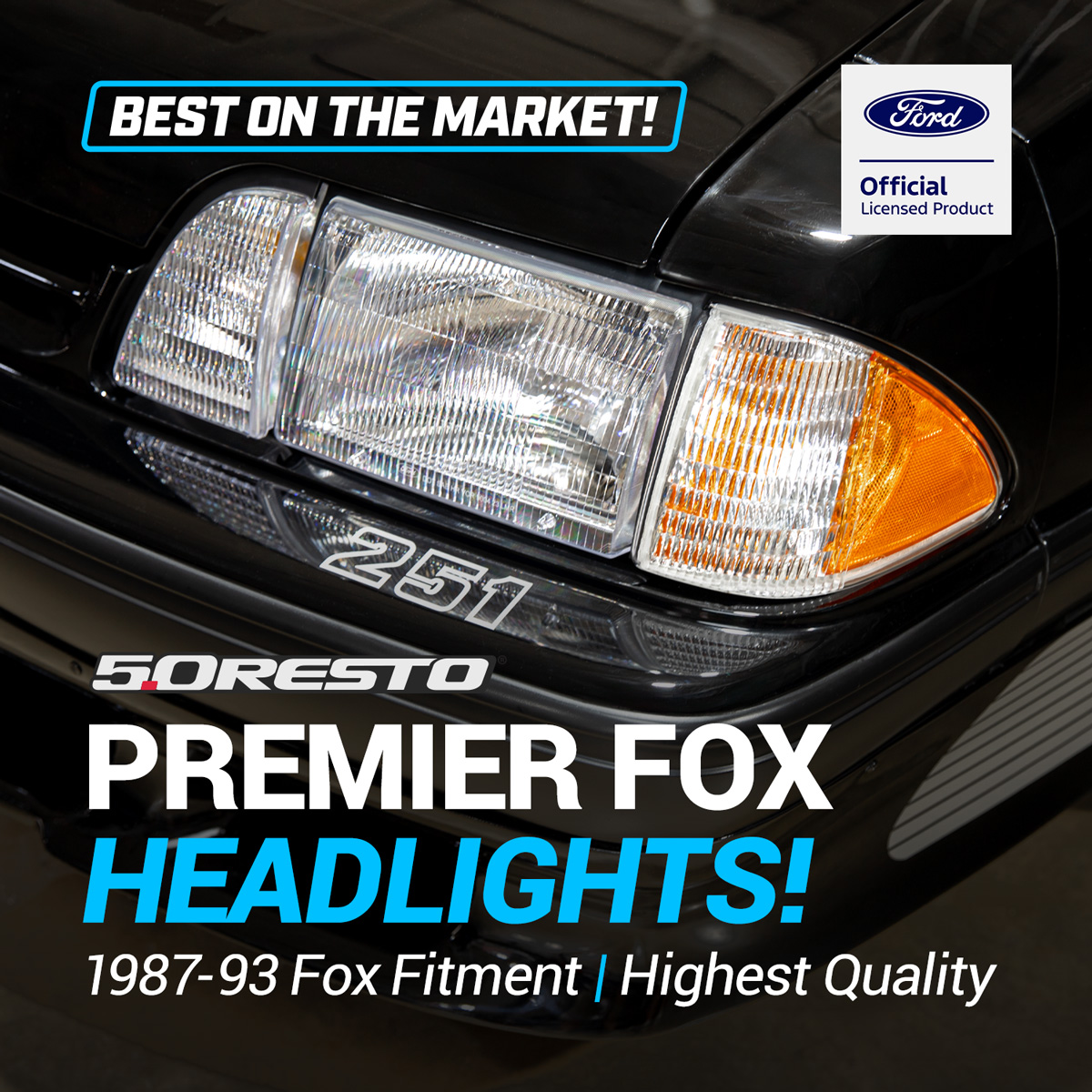 5.0 Resto Headlights are restocked and ready to ship!