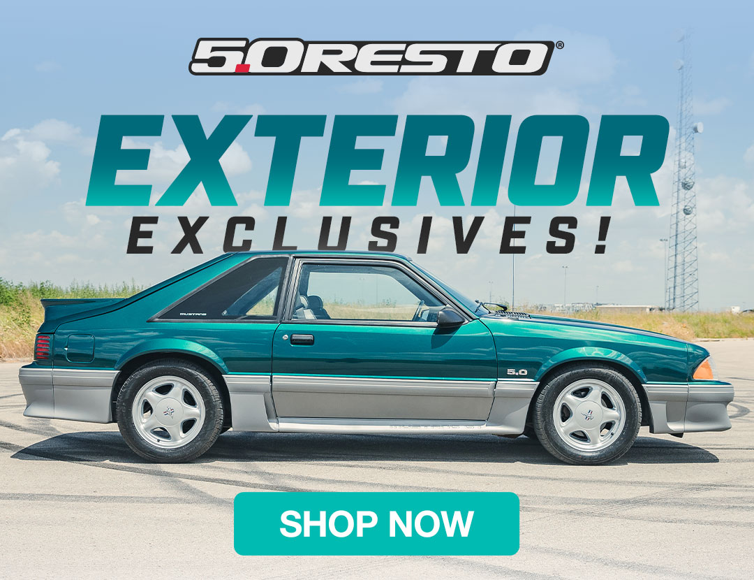 Shop the best Fox Body exterior resto kits & components from industry leader, 5.0 Resto!