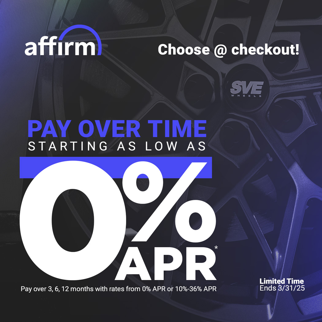 Buy now, pay over time with Affirm at Checkout!