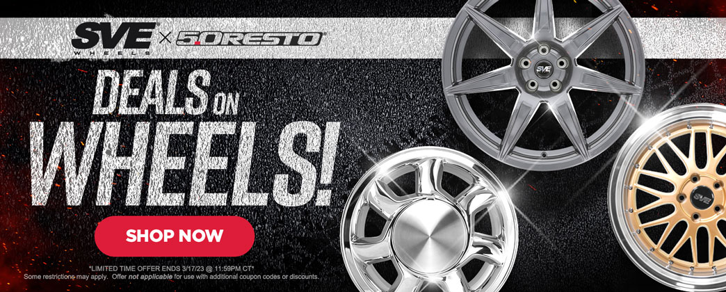 BIG wheel deals are rolling! Shop and save NOW!