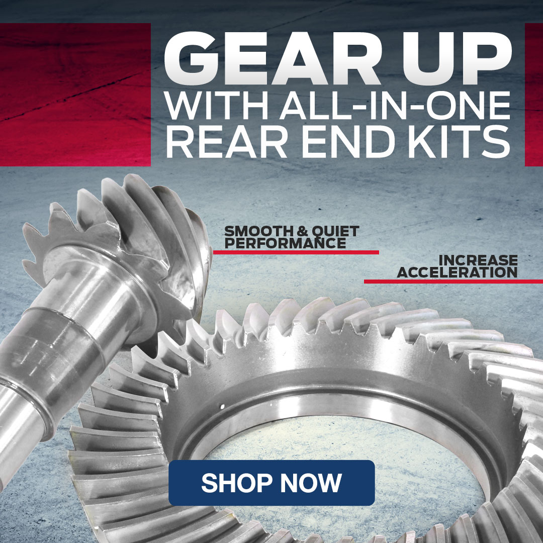 Improve acceleration with Ford Performance rear end gear kits!