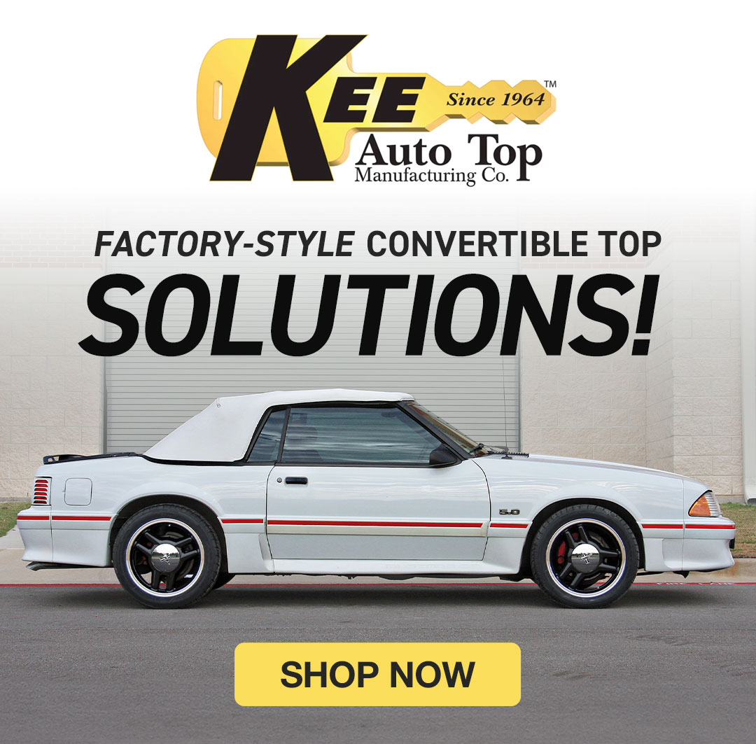 Shop factory-style vert top solutions from Kee Auto Tops!