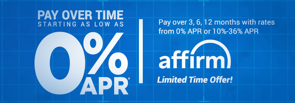 Pay Over Time w/ Affirm!