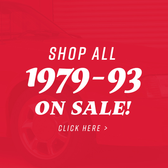 Shop All 1979-93 Mustang On Sale!