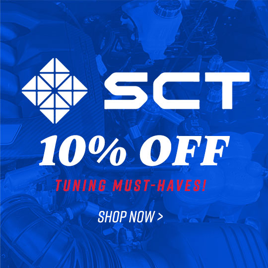 Shop SCT Tuner Must-Haves and Save 10% for a Limited Time!