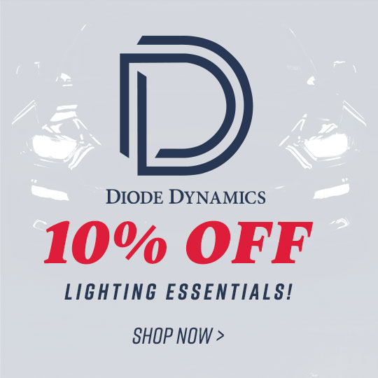 Shop Diode Dynamics Modern Lighting Solutions and Save 10% for a Limited Time!