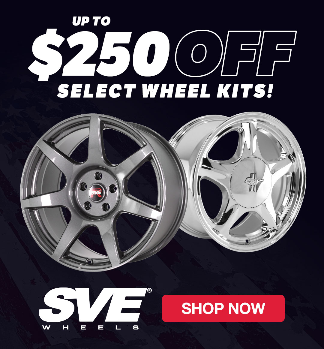 Up to $250 OFF Select Wheel Kits from SVE!