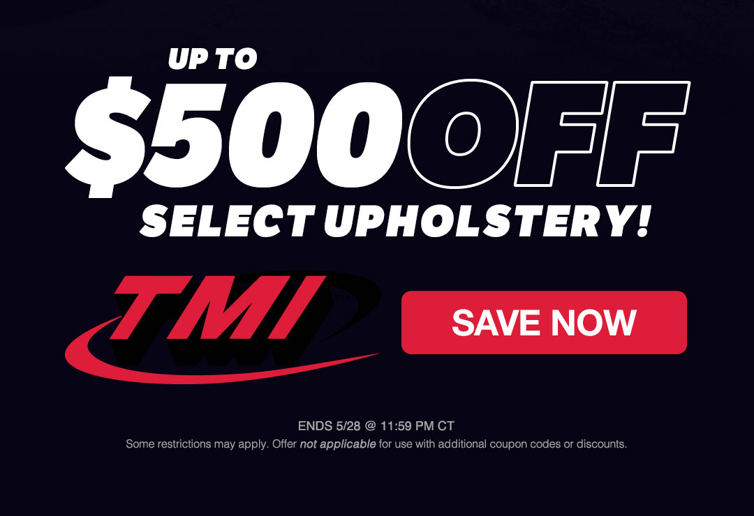 Up to $500 OFF Select Upholstery Kits from TMI for a Limited Time!