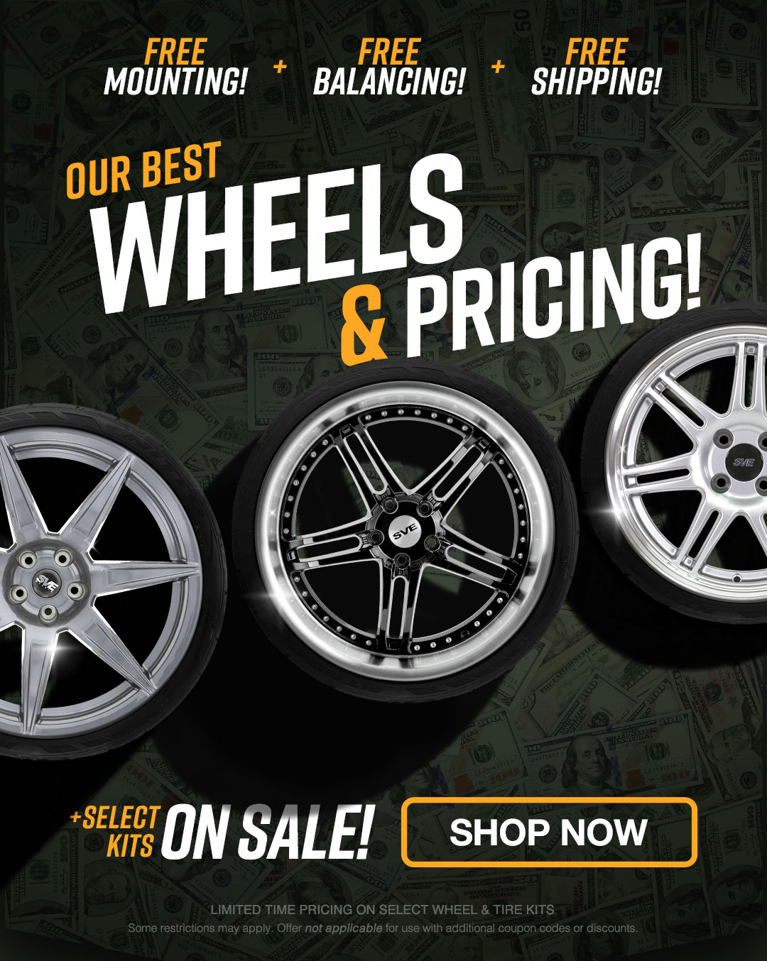 Our Best Wheels For Your Project Priced Just Right + Select Kits ON SALE!