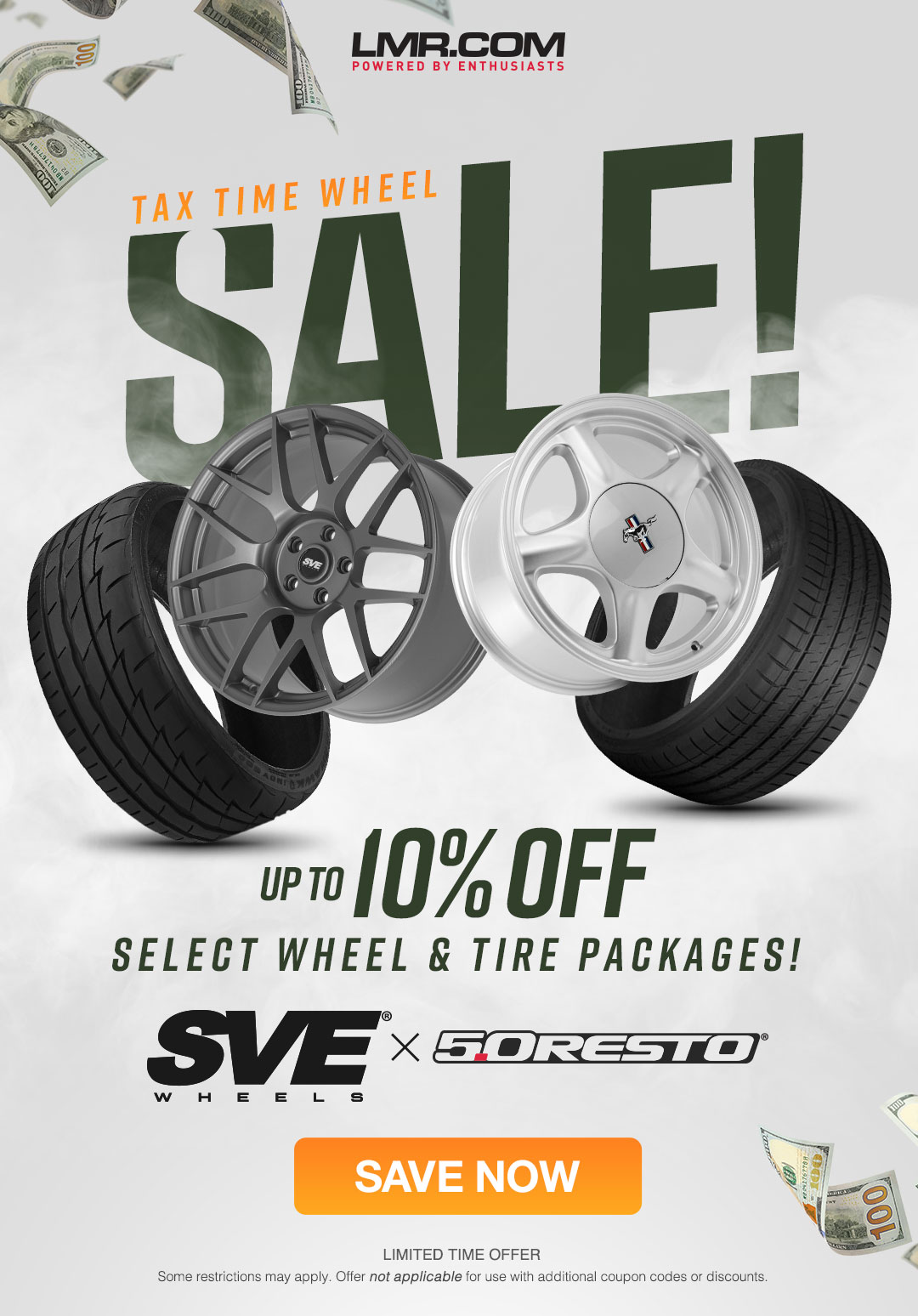 Save now on our most popular wheel styles! For a limited time only!