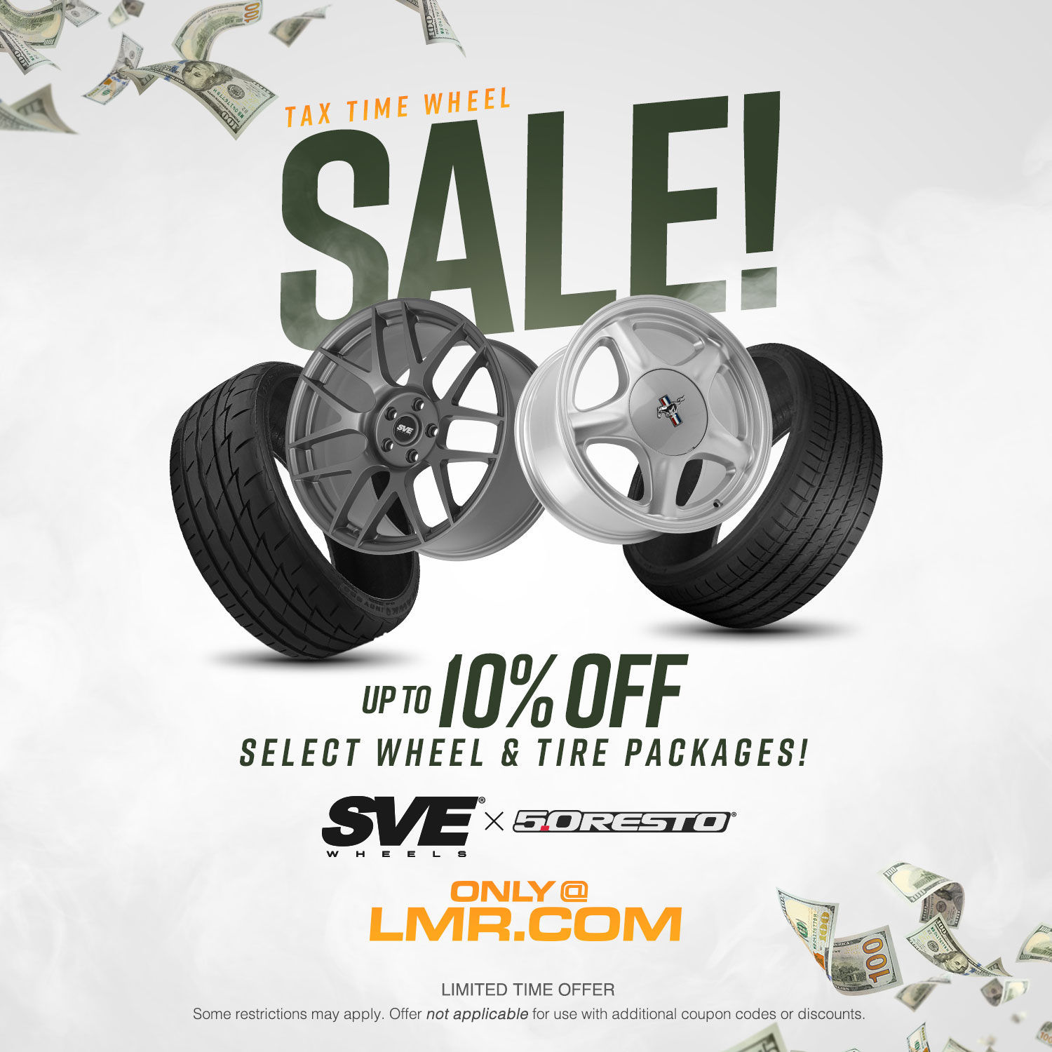 Tax Time Wheel Sale - Up to 10% OFF Select Styles!